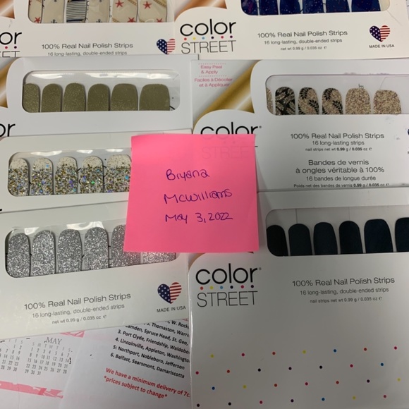 20 retired color street sets - Picture 2 of 3